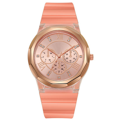 Makaron Ins Women's Fashion Silicone Watch