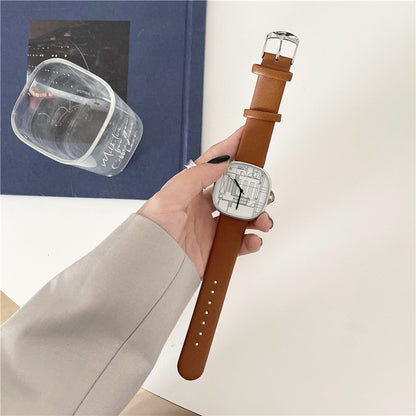 Leisure Milk Sugar Square Women's Watch