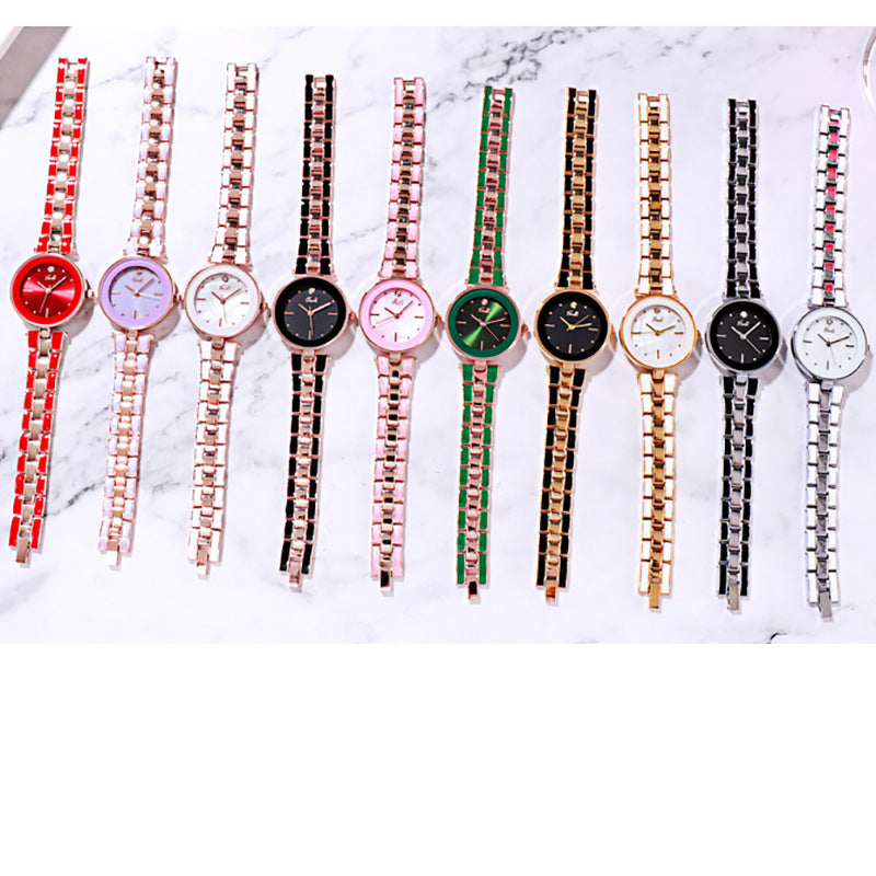 Ladies Watch Korean Style Trendy Student White Quartz