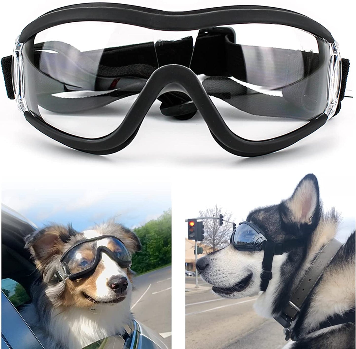 Adjustable Strap Dog Goggles